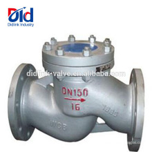 Water Pressure V Gate 5 Fitting Back Pneumatic Function Cast Steel Lift Type Check Valve Vertical